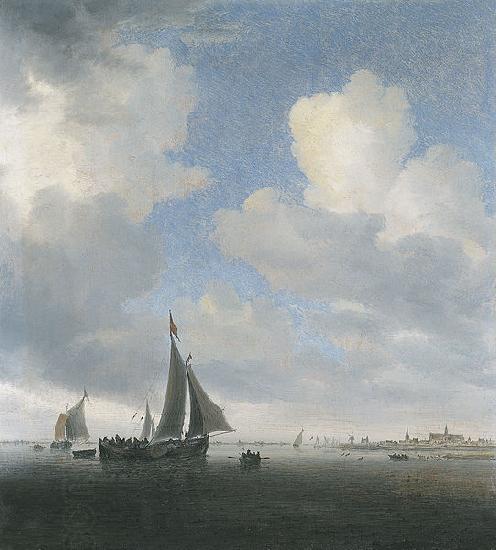 Saloman van Ruysdael View of Alkmaar oil painting picture